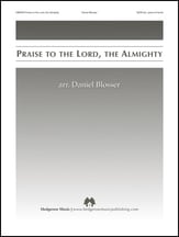 Praise to the Lord, the Almighty SATB choral sheet music cover